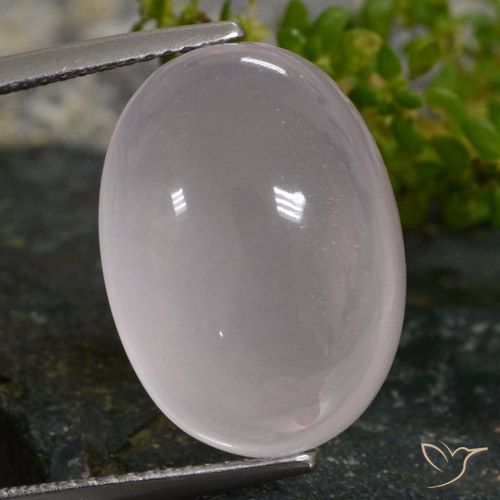 16.02ct Naturale Rosa Molto Chiaro Quarzo rosa, Ovale, Traslucido