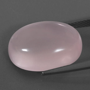 Quarzo rosa naturale rosa da 14,92 ct, trasparente, trasparente/traslucido