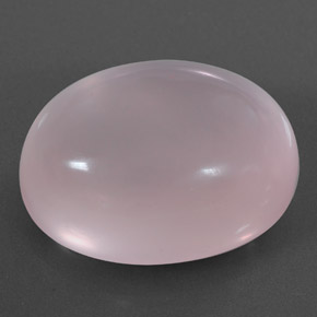 Quarzo rosa naturale rosa da 24,19 ct, trasparente, trasparente/traslucido