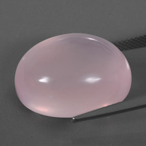 Quarzo rosa naturale rosa da 26,27 ct, trasparente, trasparente/traslucido