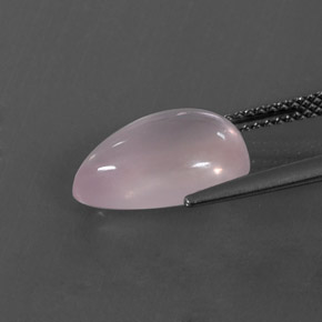 Quarzo rosa naturale rosa da 4,48 ct, taglio a pera, trasparente