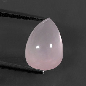 Quarzo rosa naturale rosa da 6,10 ct, trasparente, trasparente/traslucido