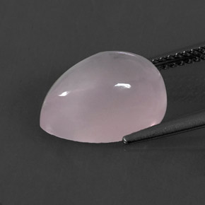 Quarzo rosa naturale rosa da 6,10 ct, trasparente, trasparente/traslucido