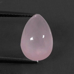 Quarzo rosa naturale rosa da 7,74 ct, trasparente, trasparente/traslucido