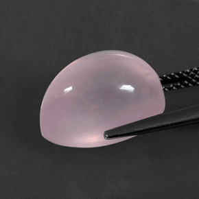 Quarzo rosa naturale rosa da 7,74 ct, trasparente, trasparente/traslucido