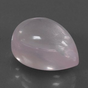 Quarzo rosa naturale rosa da 7,04 ct, taglio a pera, trasparente