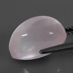 Quarzo rosa naturale rosa da 7,04 ct, taglio a pera, trasparente