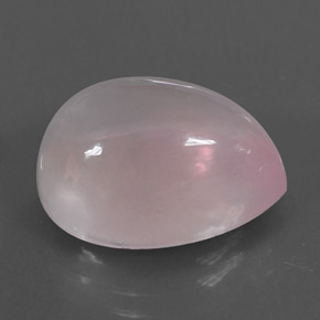 Quarzo rosa naturale rosa da 11,54 ct, taglio a pera, trasparente