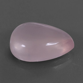 Quarzo rosa naturale rosa da 8,11 ct, taglio a pera, trasparente