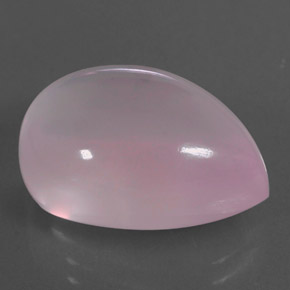 Quarzo rosa naturale rosa da 14,63 ct, taglio a pera, trasparente