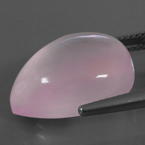 Quarzo rosa naturale rosa da 14,63 ct, taglio a pera, trasparente
