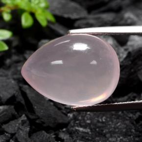 Quarzo rosa naturale rosa da 19,92 ct, trasparente, trasparente/traslucido