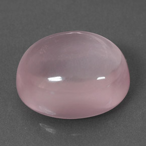 Quarzo rosa naturale rosa da 6,10 ct, taglio ovale, trasparente