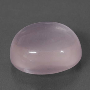 Quarzo rosa naturale rosa da 5,71 ct, taglio ovale, trasparente