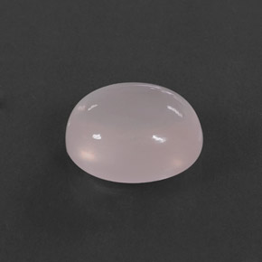 Quarzo rosa naturale rosa da 5,50 ct, taglio ovale, trasparente