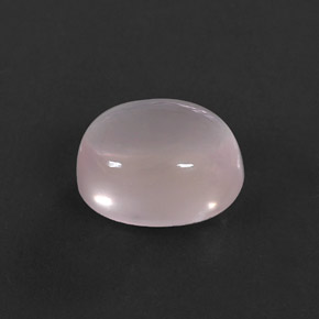 Quarzo rosa Rosa naturale da 6.47 ct, Taglio ovale, Trasparente