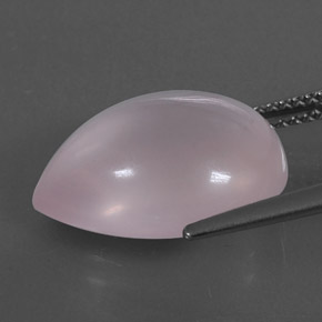 Quarzo rosa naturale rosa da 9,09 ct, trasparente, trasparente/traslucido