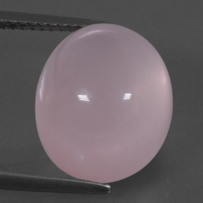 Quarzo rosa naturale rosa da 12,46 ct, trasparente, trasparente/traslucido