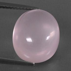 Quarzo rosa naturale rosa da 10,08 ct, trasparente, trasparente/traslucido