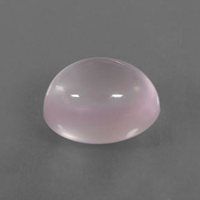 Quarzo rosa naturale rosa da 13,97 ct, taglio ovale, trasparente