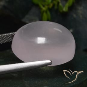 Quarzo rosa Rosa molto chiaro naturale da 26.04 ct, Ovale, Traslucido
