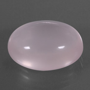 Quarzo rosa naturale rosa da 11,02 ct, taglio ovale, trasparente