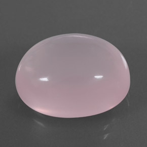 Quarzo rosa naturale rosa da 13,08 ct, taglio ovale, trasparente