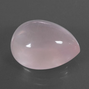 Quarzo rosa naturale rosa da 11,22 ct, taglio a pera, trasparente