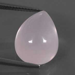 Quarzo rosa Rosa naturale da 11.14 ct, Forma a pera, Trasparente