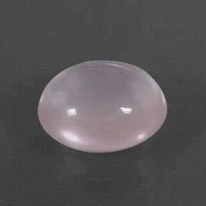 Quarzo rosa naturale rosa da 5,12 ct, taglio ovale, trasparente