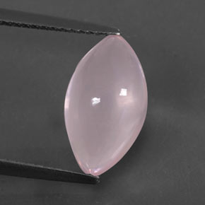 Quarzo rosa naturale rosa da 3,11 ct, marchesa, trasparente