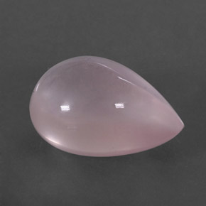 Quarzo rosa naturale rosa da 5,27 ct, taglio a pera, trasparente
