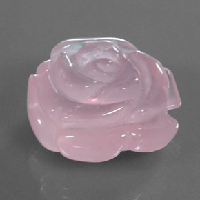 Quarzo rosa naturale rosa da 48,03 ct, trasparente, trasparente/traslucido