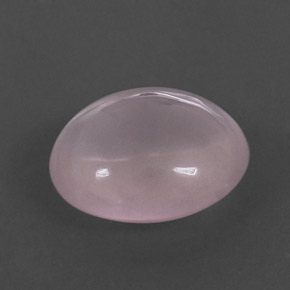 Quarzo rosa naturale rosa da 7,12 ct, taglio ovale, trasparente