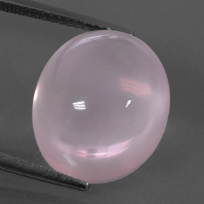 Quarzo rosa naturale rosa da 14,93 ct, trasparente, trasparente/traslucido