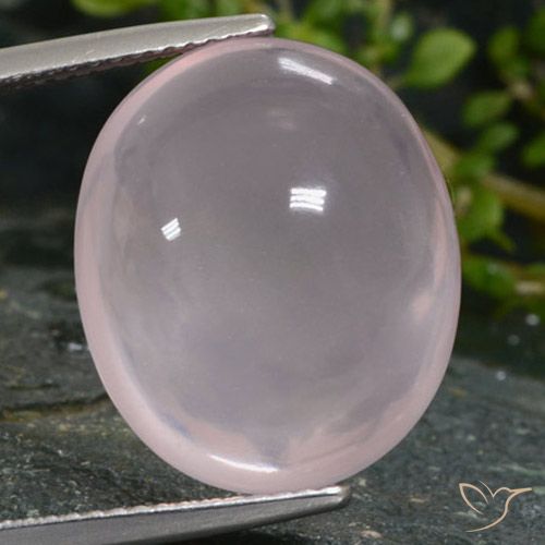 16.28ct Naturale Rosa chiaro Quarzo rosa, Ovale, Traslucido