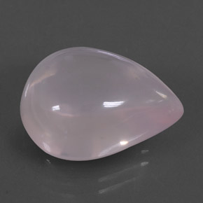 Quarzo rosa naturale rosa da 15,41 ct, taglio a pera, trasparente