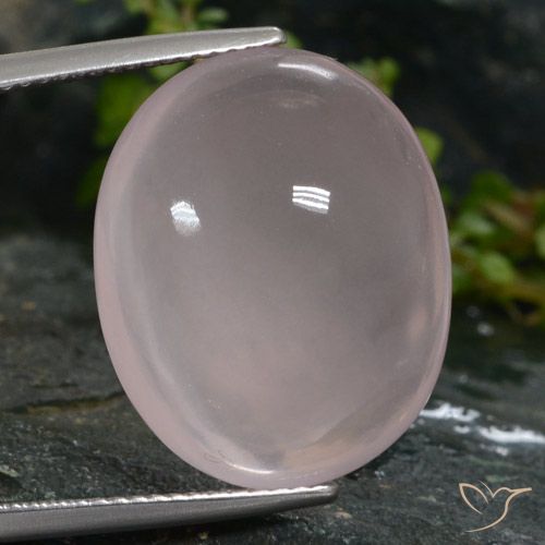 19.36ct Naturale Rosa Molto Chiaro Quarzo rosa, Ovale, Traslucido