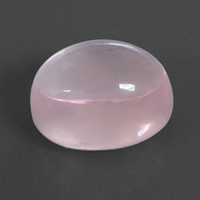 Quarzo rosa naturale rosa da 14,43 ct, trasparente, trasparente/traslucido