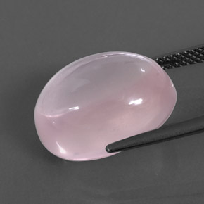 Quarzo rosa naturale rosa da 12,51 ct, trasparente, trasparente/traslucido