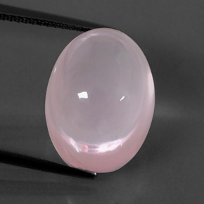 Quarzo rosa naturale rosa da 16,43 ct, trasparente, trasparente/traslucido