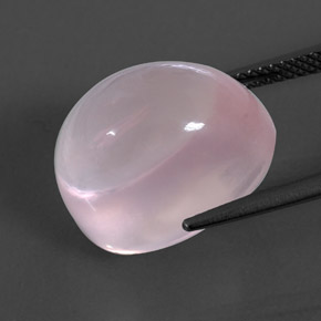 Quarzo rosa naturale rosa da 16,43 ct, trasparente, trasparente/traslucido