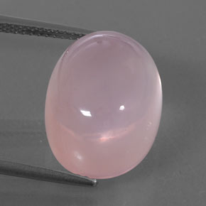 Quarzo rosa naturale rosa da 15,90 ct, trasparente, trasparente/traslucido