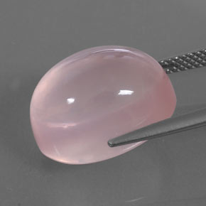 Quarzo rosa naturale rosa da 15,90 ct, trasparente, trasparente/traslucido