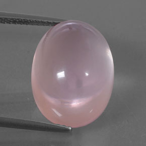 Quarzo rosa naturale rosa da 14,96 ct, trasparente, trasparente/traslucido