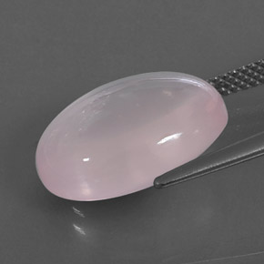 Quarzo rosa naturale rosa da 10,64 ct, trasparente, trasparente/traslucido