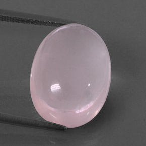 Quarzo rosa naturale rosa da 11,13 ct, trasparente, trasparente/traslucido