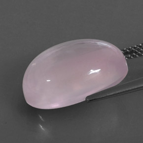 Quarzo rosa naturale rosa da 11,13 ct, trasparente, trasparente/traslucido