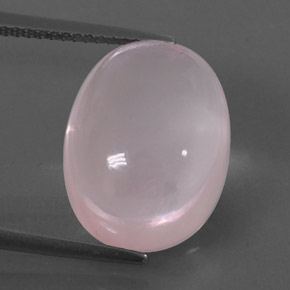 Quarzo rosa naturale rosa da 12,90 ct, trasparente, trasparente/traslucido
