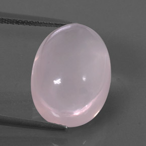 Quarzo rosa naturale rosa da 11,90 ct, trasparente, trasparente/traslucido